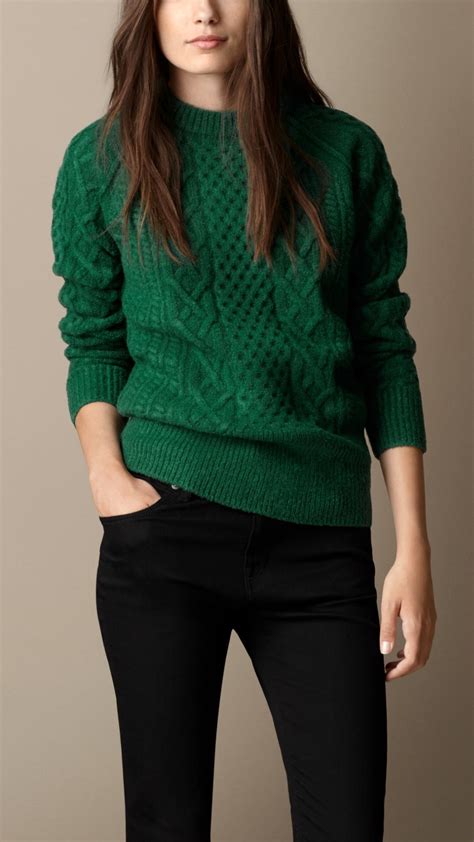 green burberry sweater|Burberry sweater women.